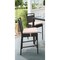 Armen Living Tropez Outdoor Patio Wicker Barstool with Water Resistant Beige Fabric Cushions LCTRBABE - alternate 5